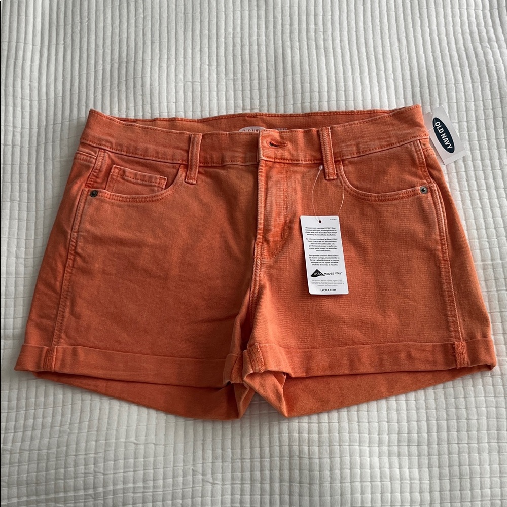 *Old Navy Orange Jean Shorts